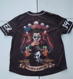 Joker Customized Baseball Jersey Large