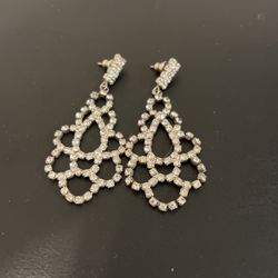 Vintage Rhinestone Earrings 