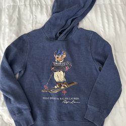 Kids Ski Polo Bear Fleece Hoodie