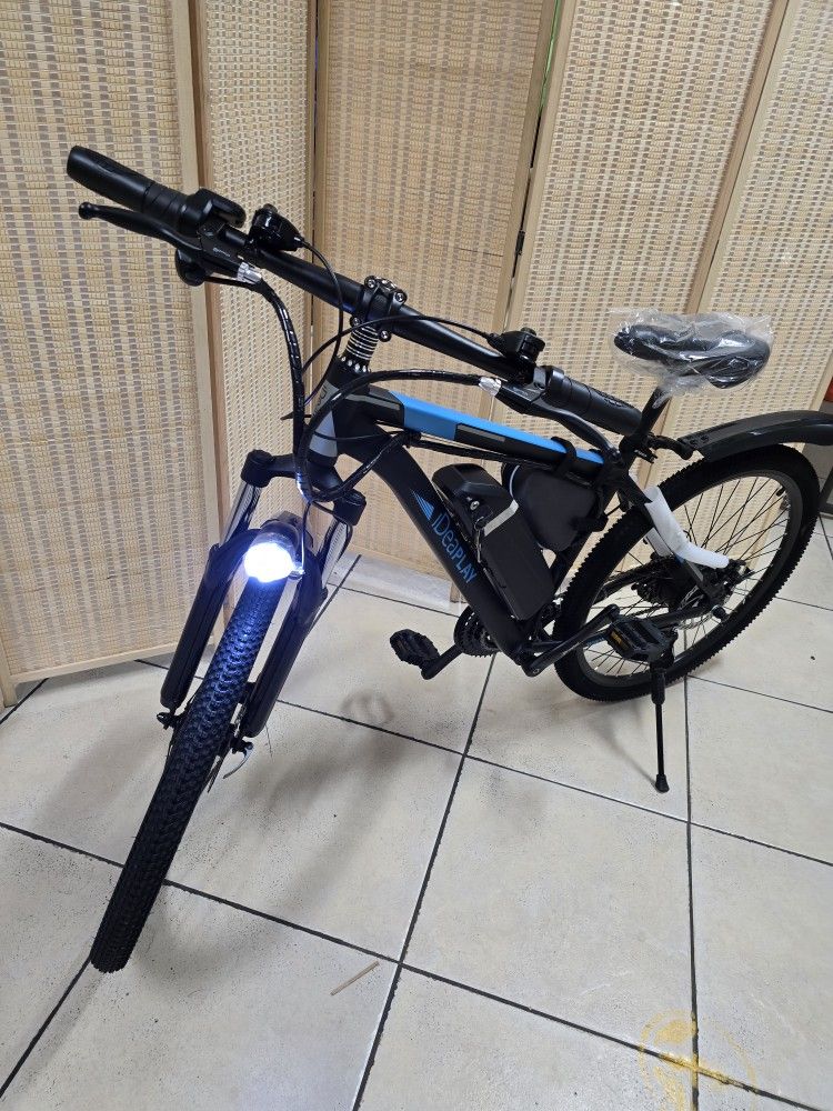 IDEAPLAY 26 inch Electric Bike for Adults P30, 350W 20 mph Adult Electric Bicycle With 18 Speed Ebik