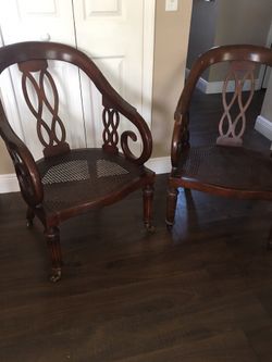 Antique arm chairs