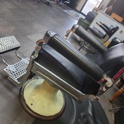 1950s Antique  Belmont Barber Chair