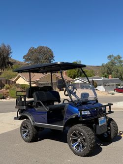 Registered golf cart