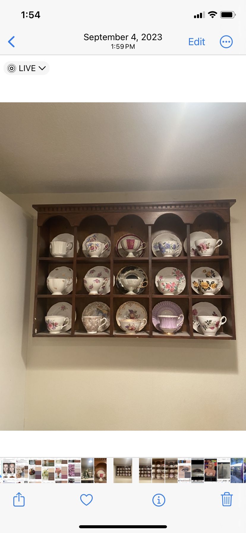 Tea Cup/Saucers