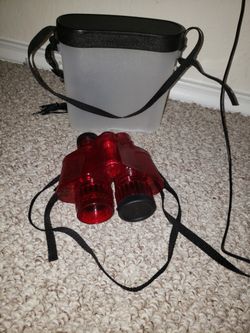 Navir Red Super 40 Binoculars With Case