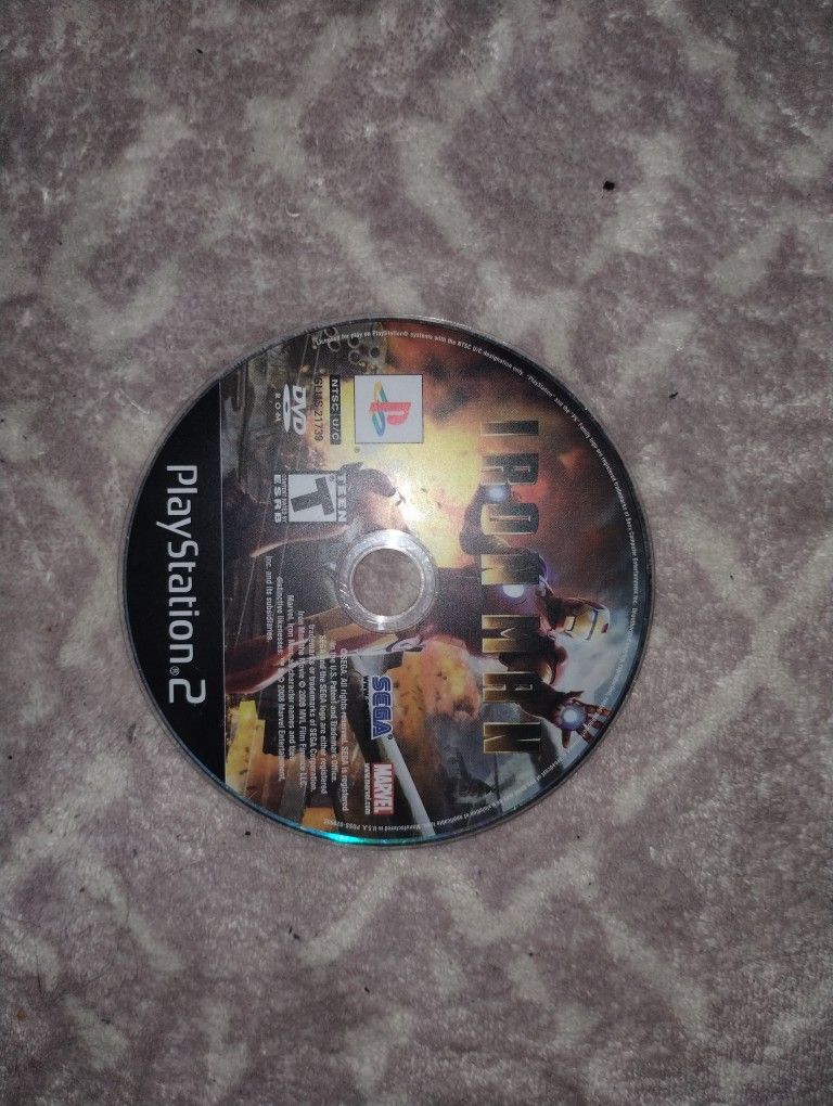 PS2 Game Bundle – The Incredibles, Iron Man, Ultimate Alliance 2 (PlayStation 2)