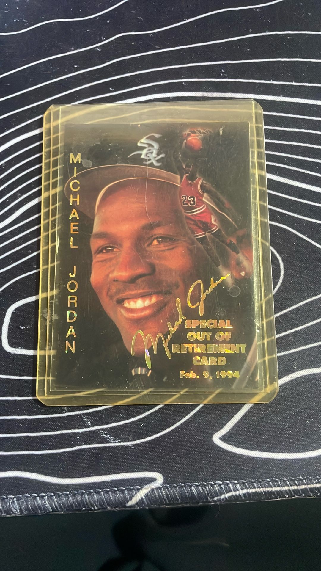 Michael Jordan Baseball And Basketball Card 