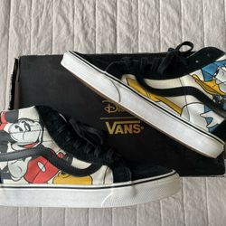 Mickey Mouse And Friends Vans Sk8 Hi (2016) Size 9.5