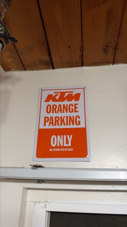 Metal sign