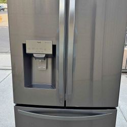 Refrigerator LG Black Stainless Steel Four Doors 