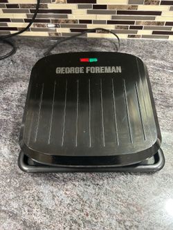 George Foreman 4-Serving Grill with Removable  Plates