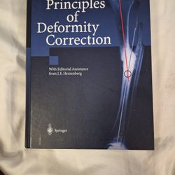 NEW Book -
Principles of Deformity Correction
2002nd Edition
ISBN-13: (contact info removed)531,