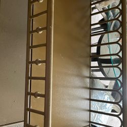 Gold Metal Baby Changing Table