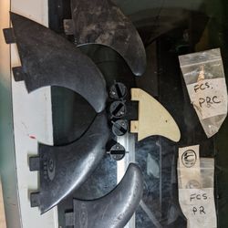 FCS Surfboard Fins And Plugs. New Board Or Repair