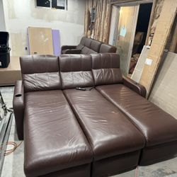 Fortress Home Theatre Seating Matinee 3row Electric Recliner Chaises