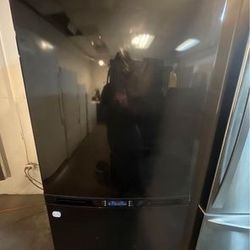 Samsung Bottom Freezer Refrigerator in Black Option for Pickup and Delivery in NC