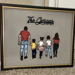 Glass Paintings Family, Friends, Pets, Anime & Cartoon Portraits Available LOCATED IN COVINA