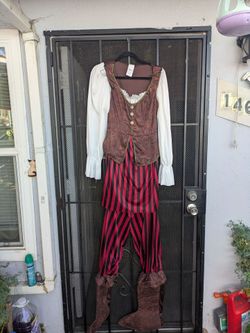 Pirate costume for adults/ onesize