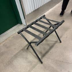 Metal storage Luggage rack from the Container store… $40