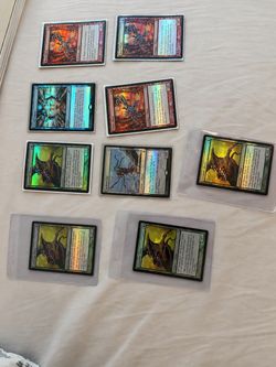 X9 quality holo mtg trading cards