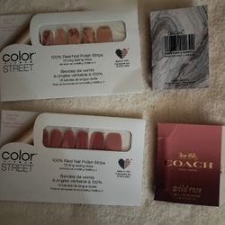 Coach Sample And Color Street Naill Strip