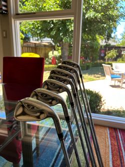 Used Taylormade r7 irons X100 shafts 4 iron-PW