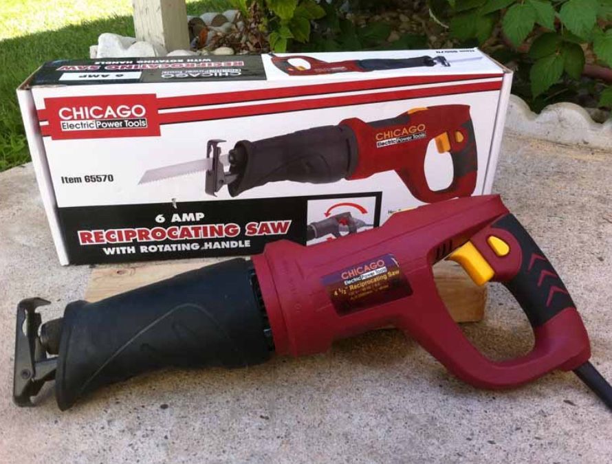 CHICAGO ELECTRIC 65570 RECIPROCATING SAW