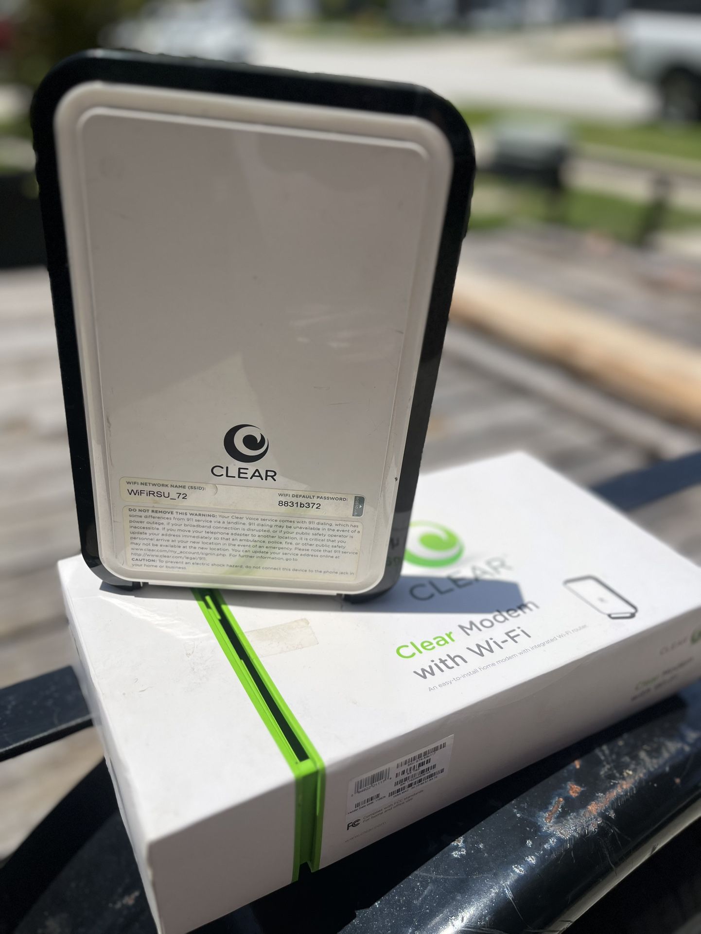 Clear Modem With WiFi