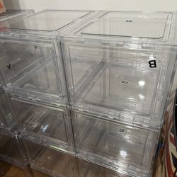 Stackable Sneaker Shoebox Organizer