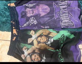Vintage wwe shorts melrose califronia round two