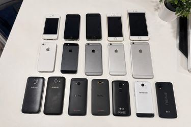 5 iPhones + 7 Android Phones Bundle — Samsung, HTC, LG, Lenovo — All Working