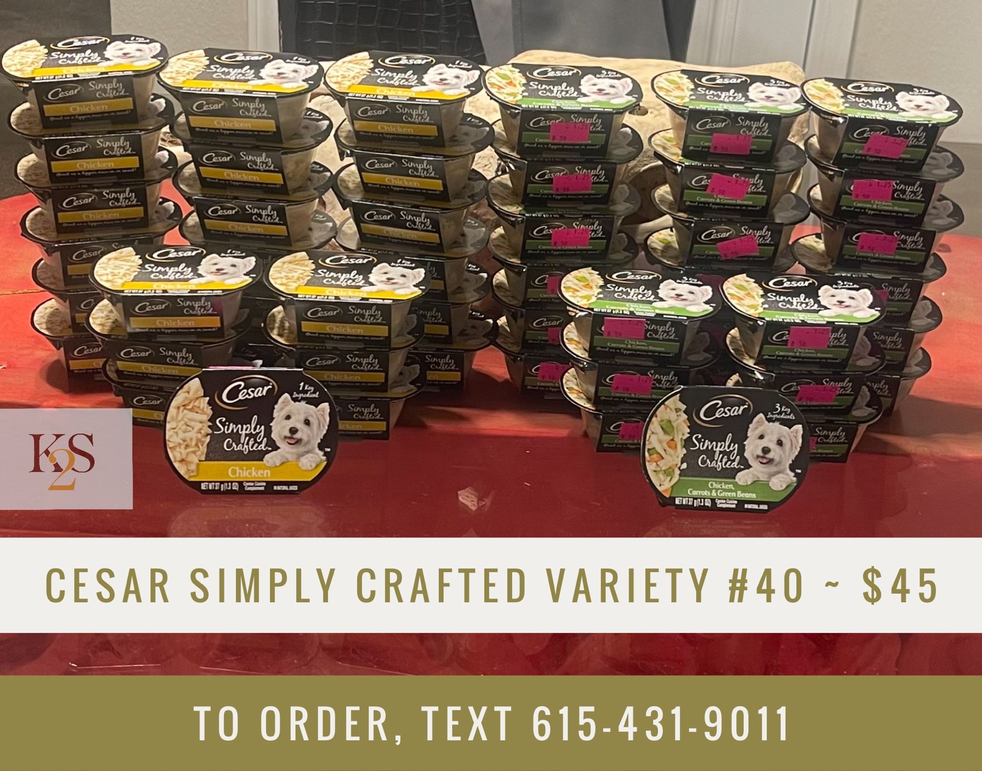 Cesar Simply Crafted Variety #40 **LOCATED IN LAVERGNE**
