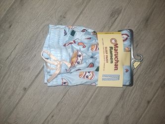 New, Pajamas Pants, Clothes, Size Large, Marchan, Ramen, Sleep Pants, Blue, Stocking Stuffer 
