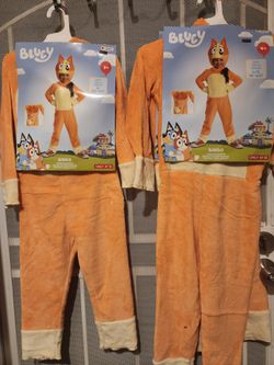 Bluey Bingo Toddler Halloween Costume 3T-4T, 4-6x