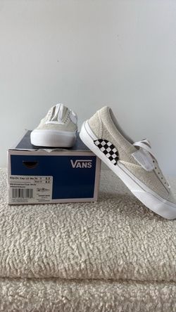 Vans Slip-On Cap LX Marshmallow/True White Size 6.5 M 8 W