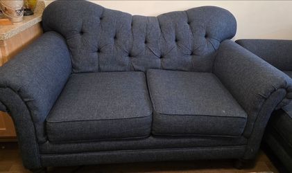 Blue couch