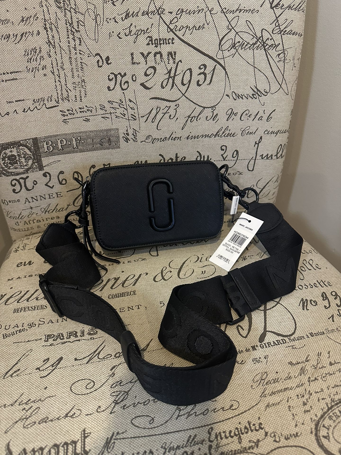 Marc Jacobs The Snapshot Shoulder Bag Black