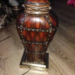 Vintage Wooden Lamp 