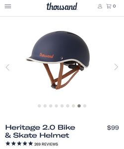 Skate Helmet Size - Thousand Brand (Medium Navy)