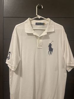 White Big Logo polo Size: Large Tall
