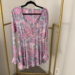 Sugar Thrills 60s Style dress Large