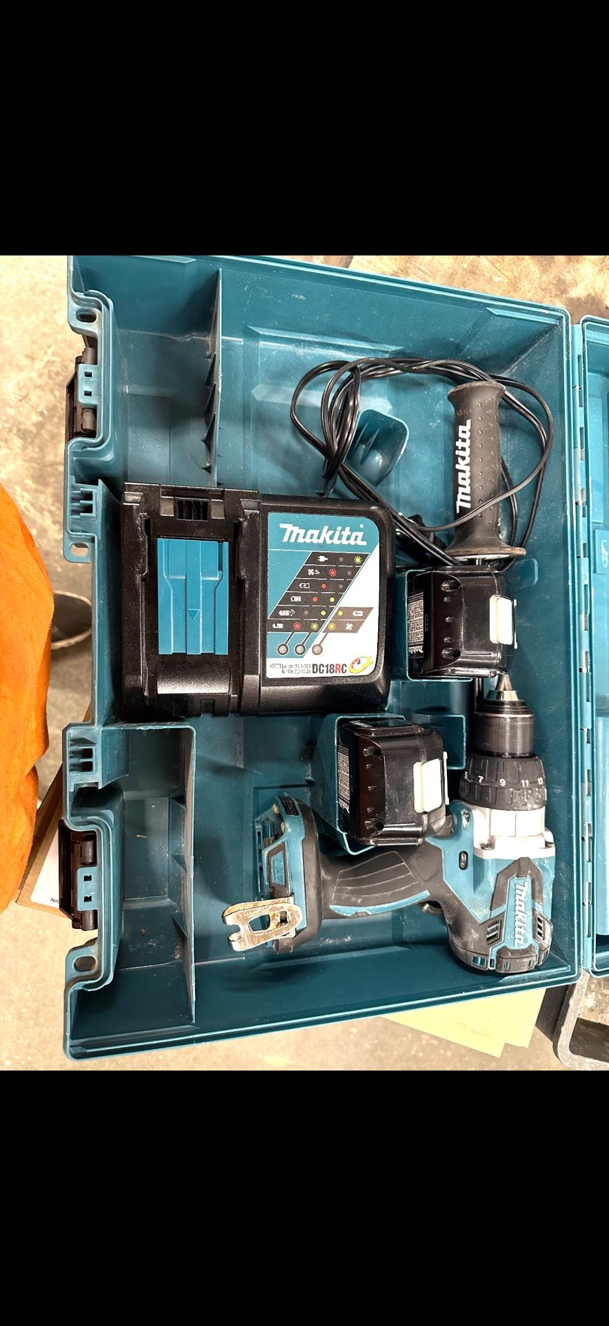 Makita Drill With Like New Batteries