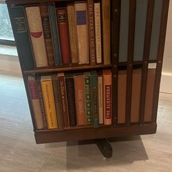 Book Cases Spinning A Large And Small