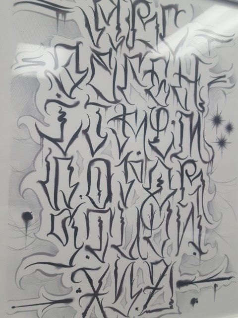 Lettering tattoo
