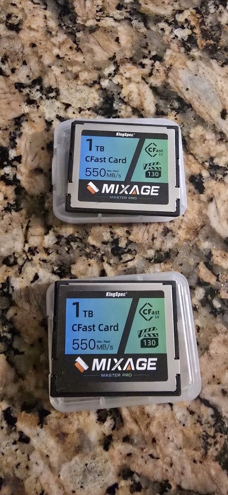 2 Mixage 1tb Cfast 2.0 Cards