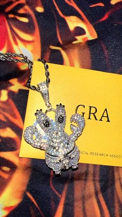 SpongeBob Mr krabs charm and chain