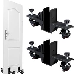 Heavy-Duty Door Installation Kit — Wheeled Trolley Kit, Upgraded with Dual Wheels, Increased Load Capacity, Adjustable Clearance (0.8 to 2.3 inches), 