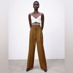Zara Dad Brown Pants