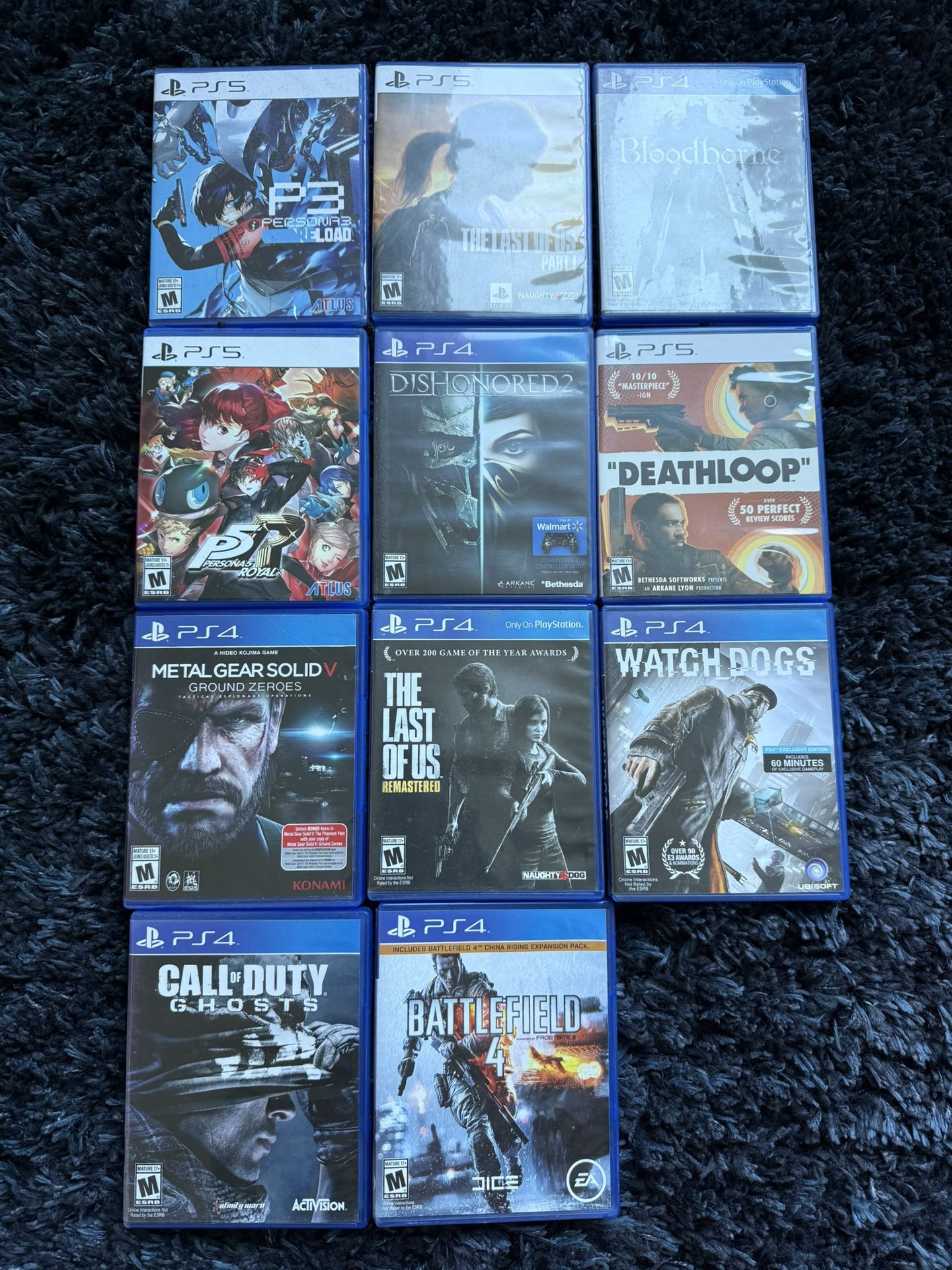 PS5 and PS4 Games