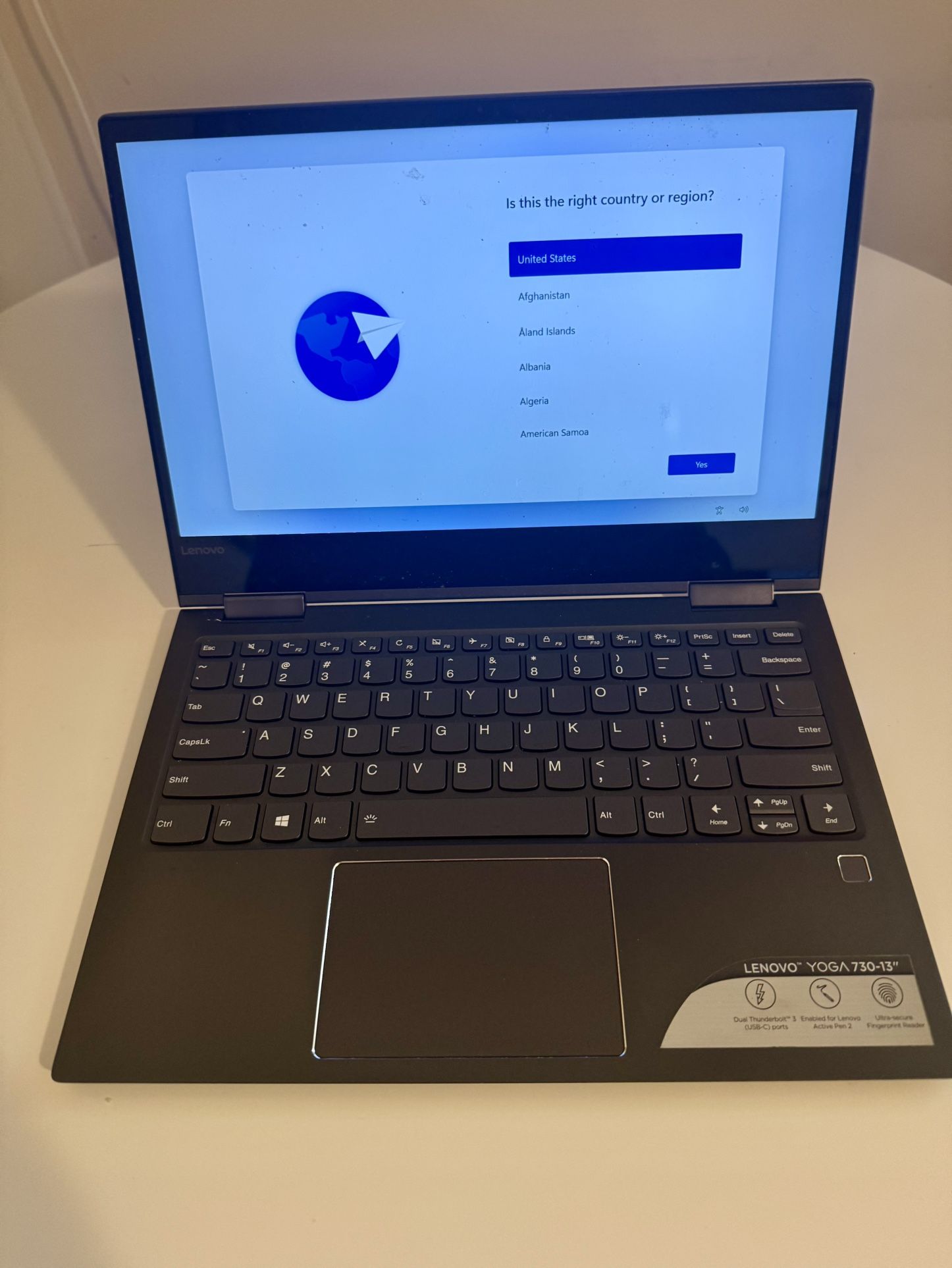 Lenovo Yoga Laptop 730 i7